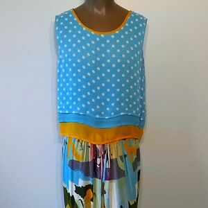 Ultra Rare 2pc Multi color skirt set by TAZA
